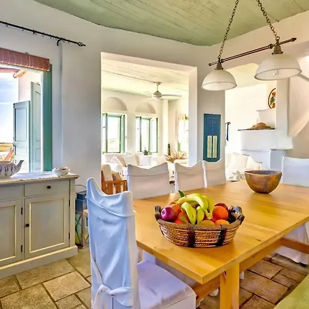 Cycladic Villa With Panoramic View Kythnos Exterior photo