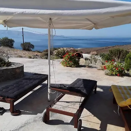 Cycladic Villa With Panoramic View Kythnos Exterior photo